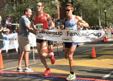 Clayton Young wins 2023 Faxon Law New Haven Road 20K national championship