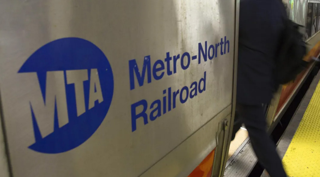 MTA Logo on train