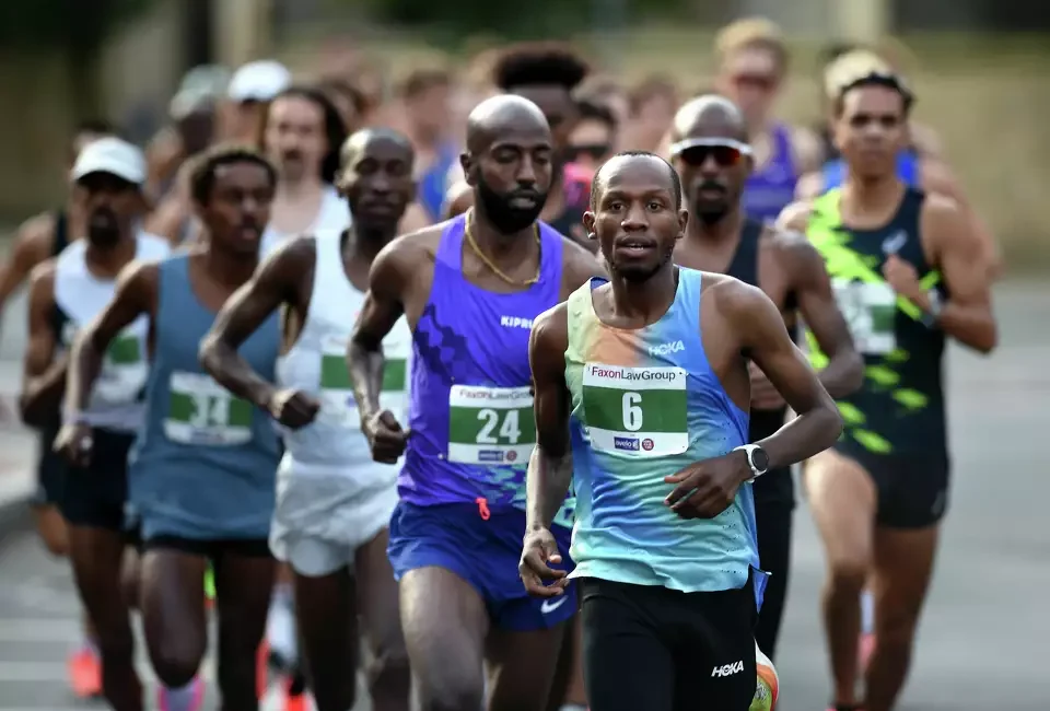 Hilary Bor, Faxon Law New Haven Road Race 20K for USATF national championships